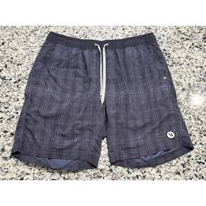 VUORI Kore Shorts Mens XL Abstract Lined Gym Training Running V302